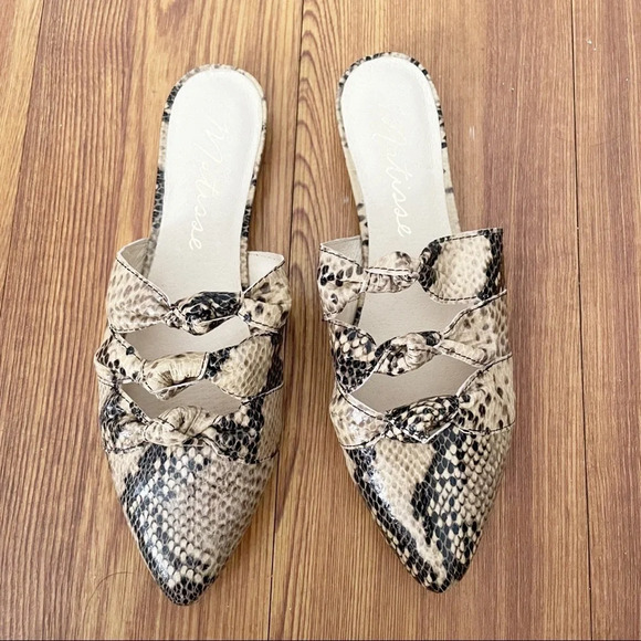 Matisse | On course snake print mules - Picture 3 of 8